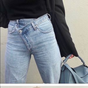 Agolde Asymmetrical Jeans